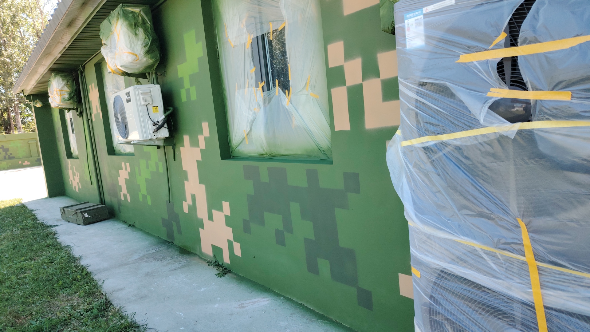 楚雄外墙迷彩漆施工多少钱 伪装迷彩漆  