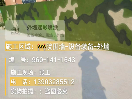 楚雄 迷彩漆喷涂价格（按平方米计费）
